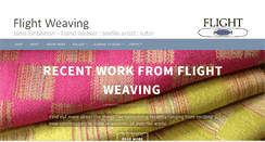 Desktop Screenshot of flight-weaving.co.uk
